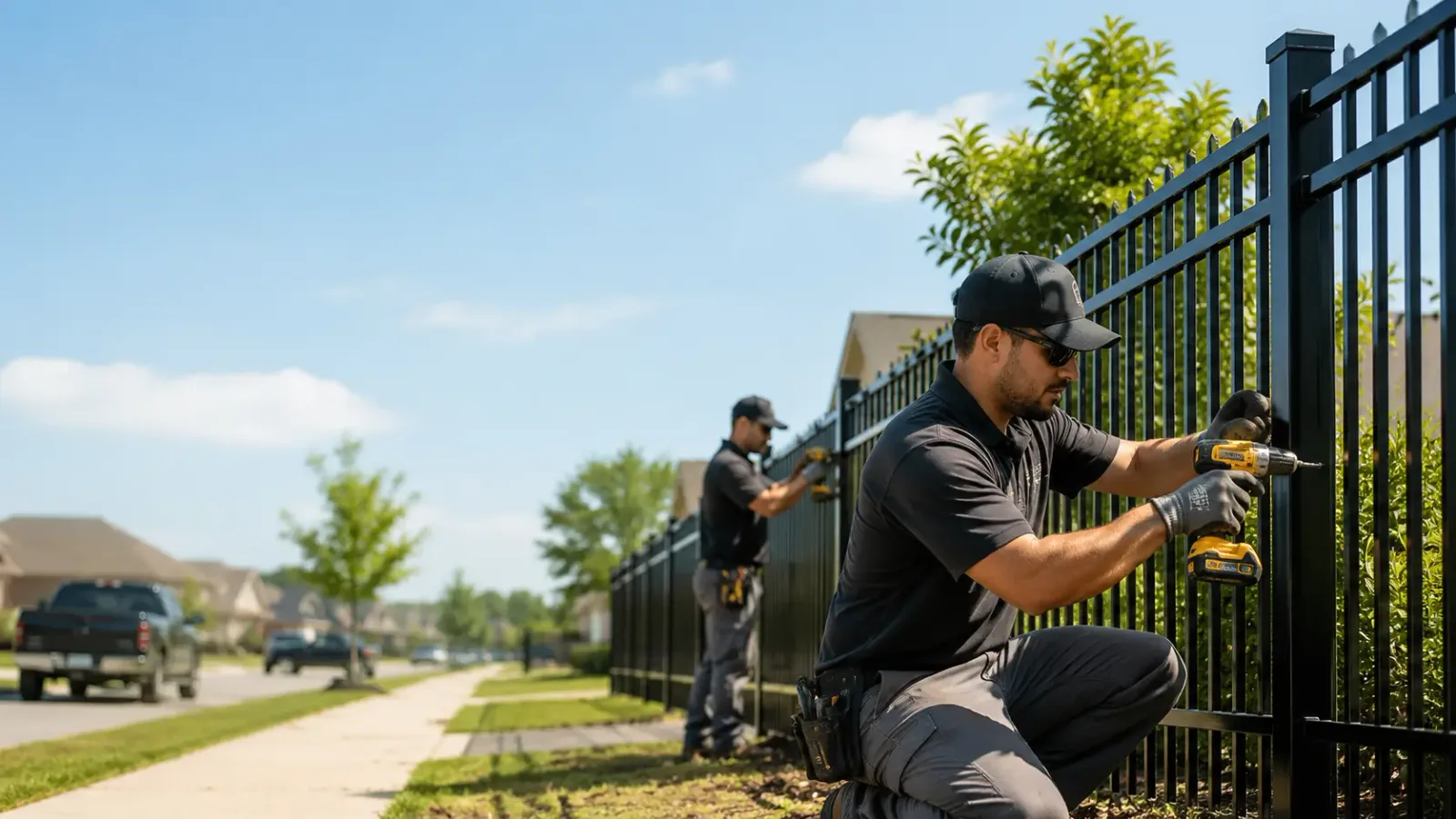 Metal Fence Installation in Tynan, TX